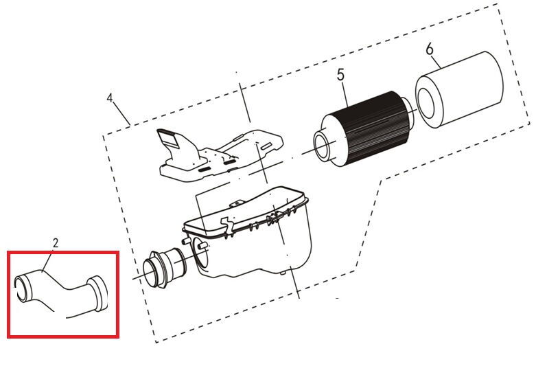 REGAL RAPTOR F320 Hava Filtre Borusu