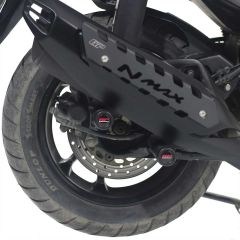 GP Kompozit Yamaha NMAX 125 / 155 2015-2024 Uyumlu Egzoz Koruma Takozu Siyah