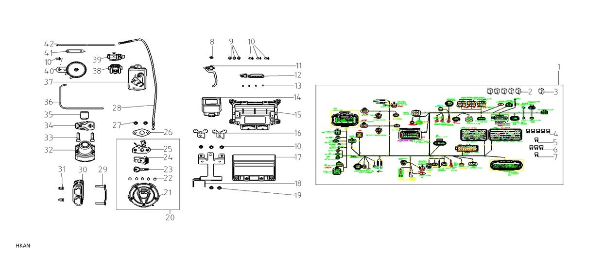 VOGE 900DSX AKÜ BRAKETİ