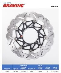 Suzuki GSX R 750 DALGALI ÖN PERFORMANS FREN DİSKİ (SAĞ)