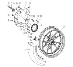 VOGE SR4 MAXİ 350 ARKA TEKER BURCU
