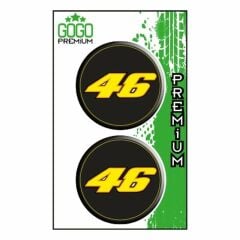 46 3 (5X5 cm) İKİLİ DAMLA ETİKET