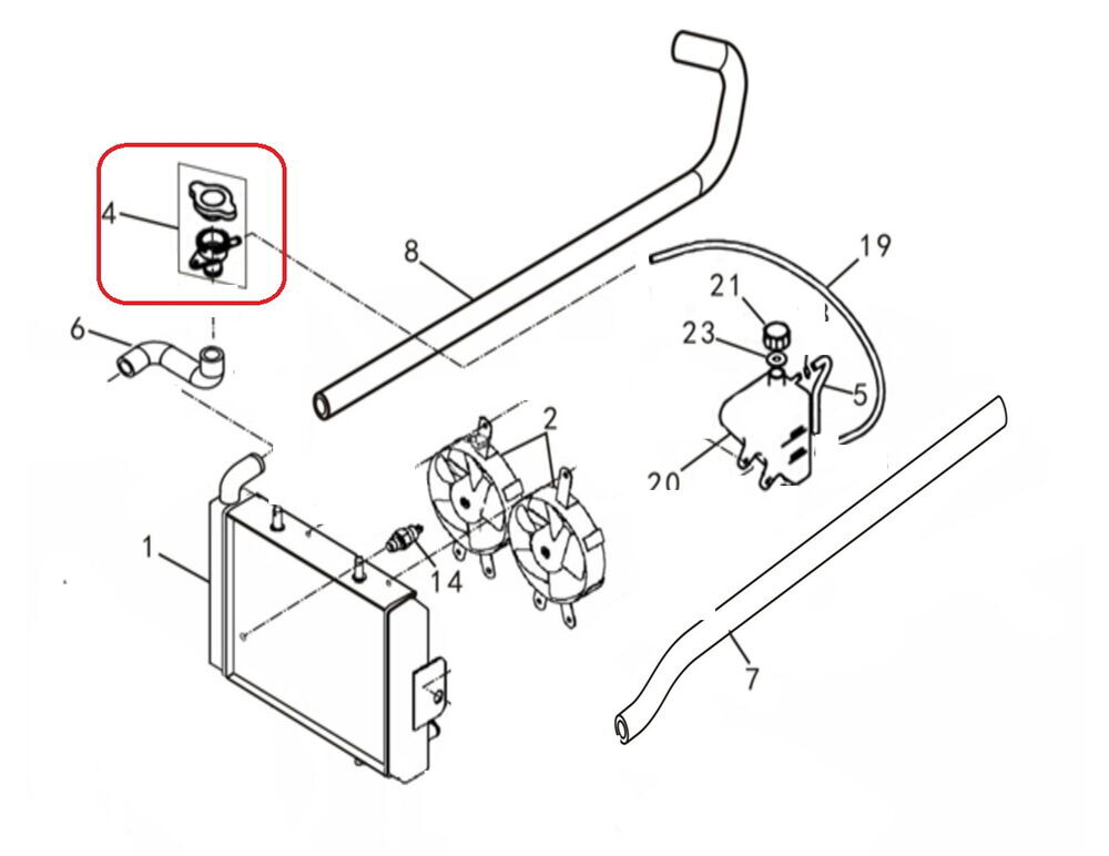 REGAL RAPTOR F320 Radyatör Kapağı