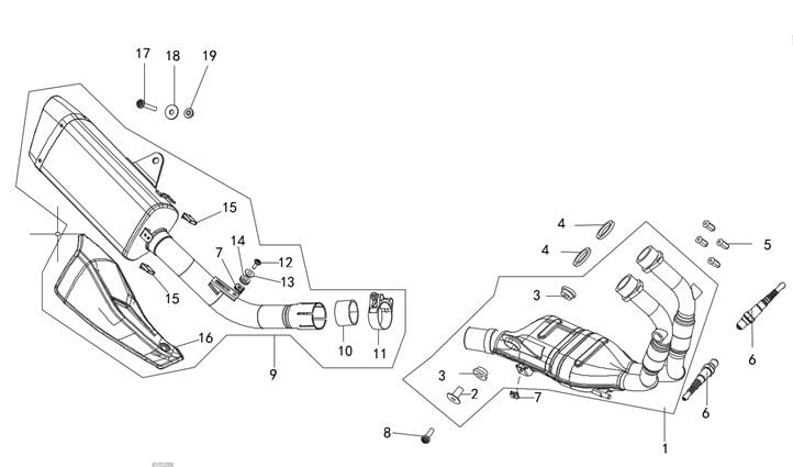VOGE 525 RR EGZOZ DEKORATİFİ