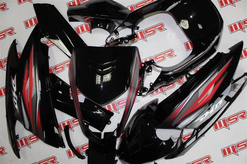 HONDA BEAT KAPORTA SETİ SİYAH 10 PARÇA  A KALİTE