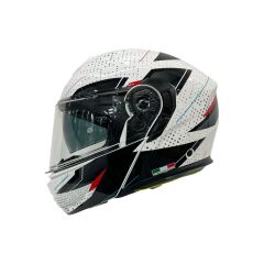 SWAY SW 917 FUSION White Black Çene Açılır 2XL