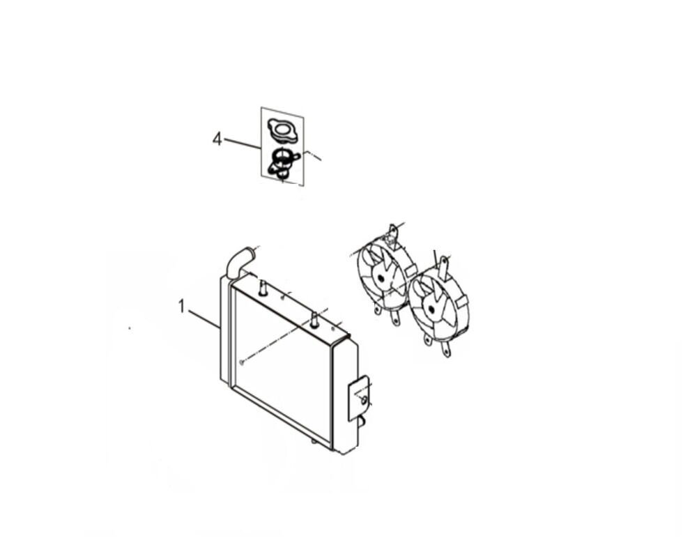 REGAL RAPTOR F320 Radyatör Komple