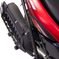 GP Kompozit Yamaha NMAX 125 / 155 2021-2024 Uyumlu Spor Egzoz Koruma Kapağı Siyah