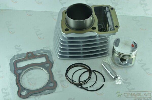 AGK- CG 125 SİLİNDİR SETİ 56,5 MM(15 PRN) SİLVER CTVR