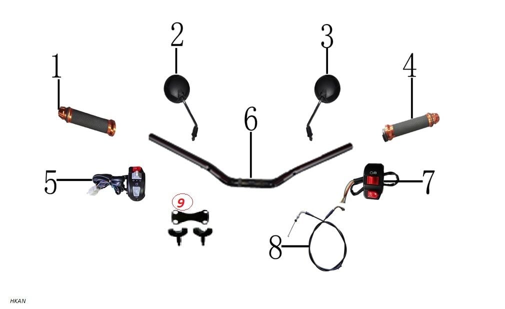 YUKİ HAMMER 50 GİDON SABİTLEME ALT ÜST BRAKET