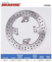 TRIUMPH BONNEVILLE T100 900 TRIUMPH YUVARLAK ARKA FREN DİSKİ