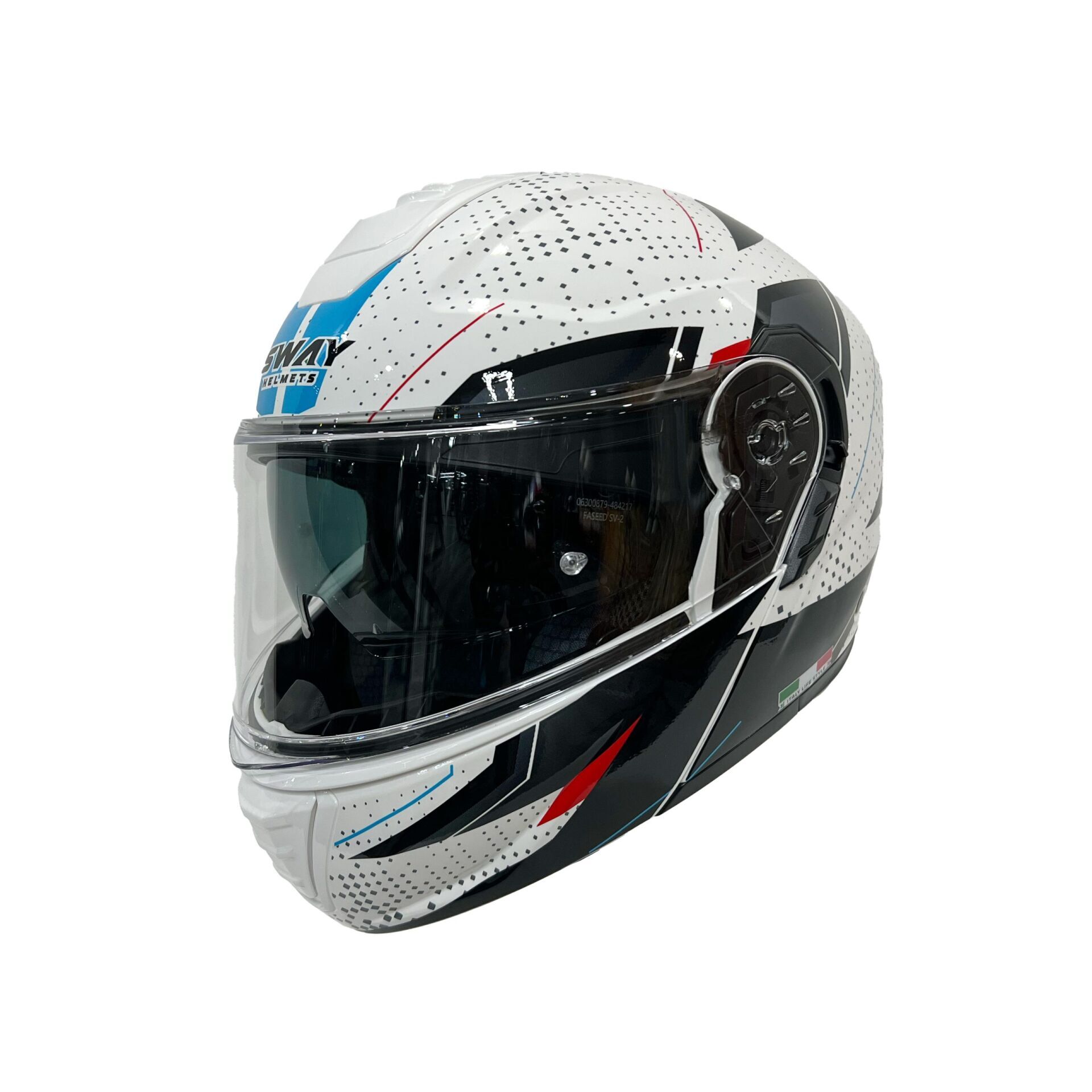 SWAY SW 917 FUSION White Black Çene Açılır XL