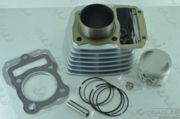 AGK- CG 125 SİLİNDİR SETİ 56,5 MM(13 PRN) SİLVER CTVR