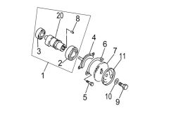 REGAL RAPTOR F320 Eksantirik Mili
