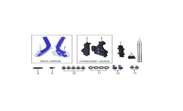 YUKİ DIRTY PAWS 250 2T DEKORATİF YAN KAPAK SOL