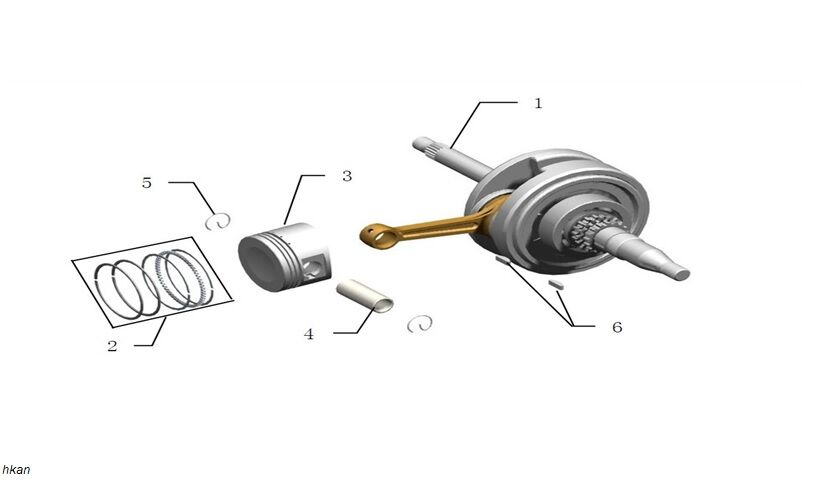 YUKİ STORM 125 KRANK