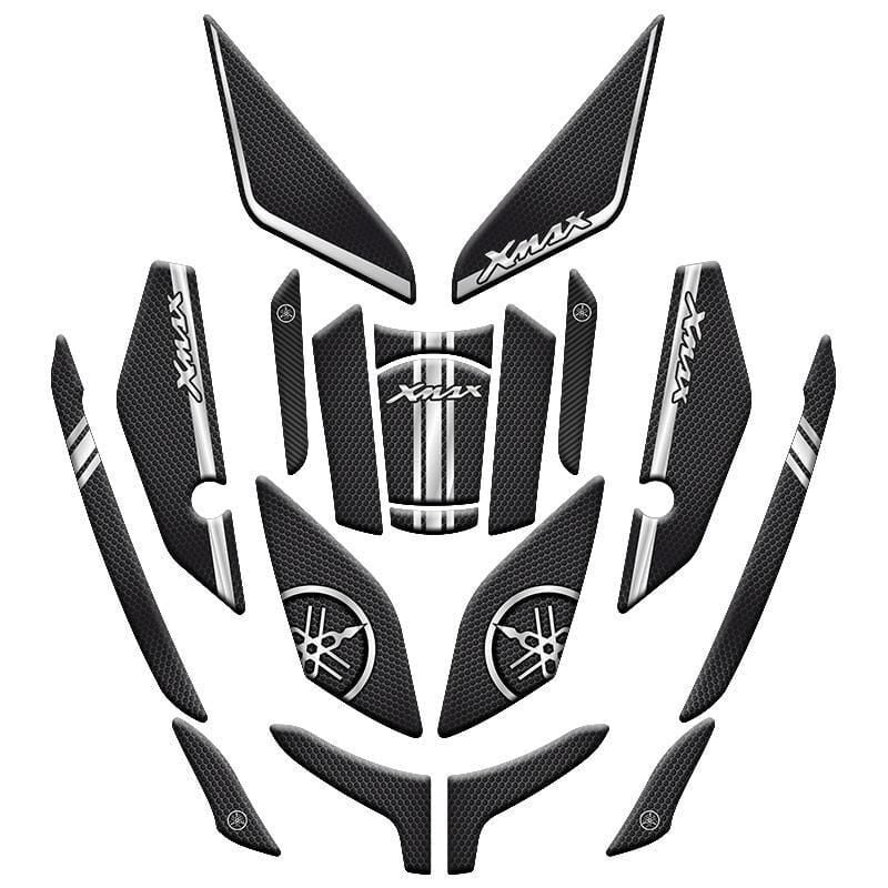 YAMAHA XMAX 2023 - 2024 UYUMLU Tank Pad Set 005 GRİ