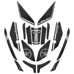 YAMAHA XMAX 2023 - 2024 UYUMLU Tank Pad Set 005 GRİ