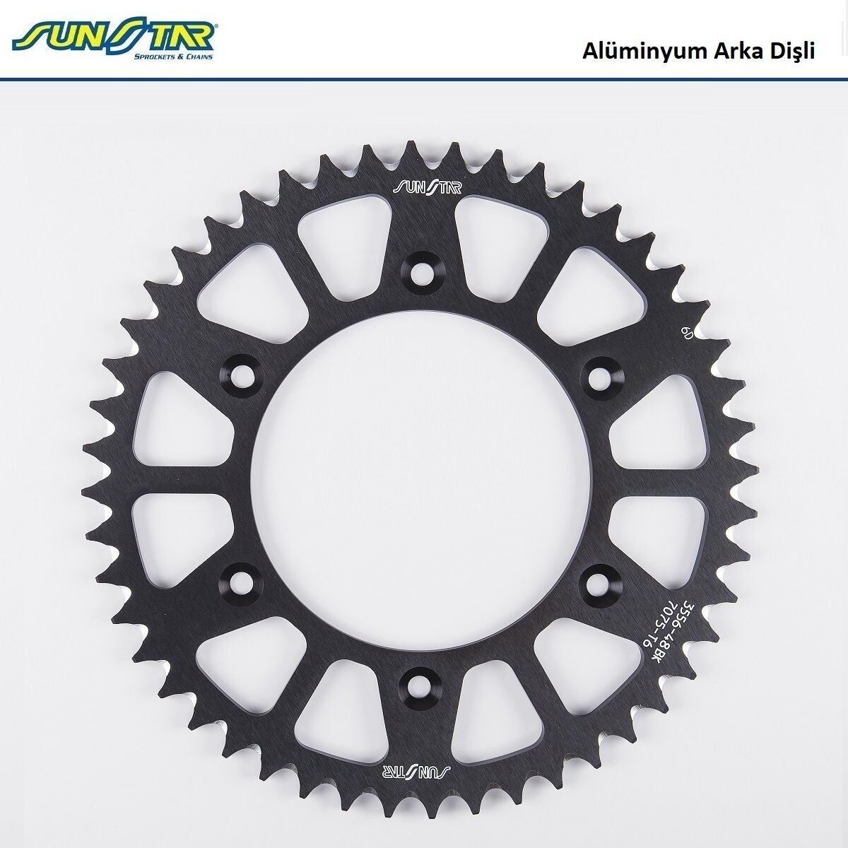 Beta RR 2T ENDURO RACING 300 ARKA DİŞLİ SİYAH ALÜMİNYUM