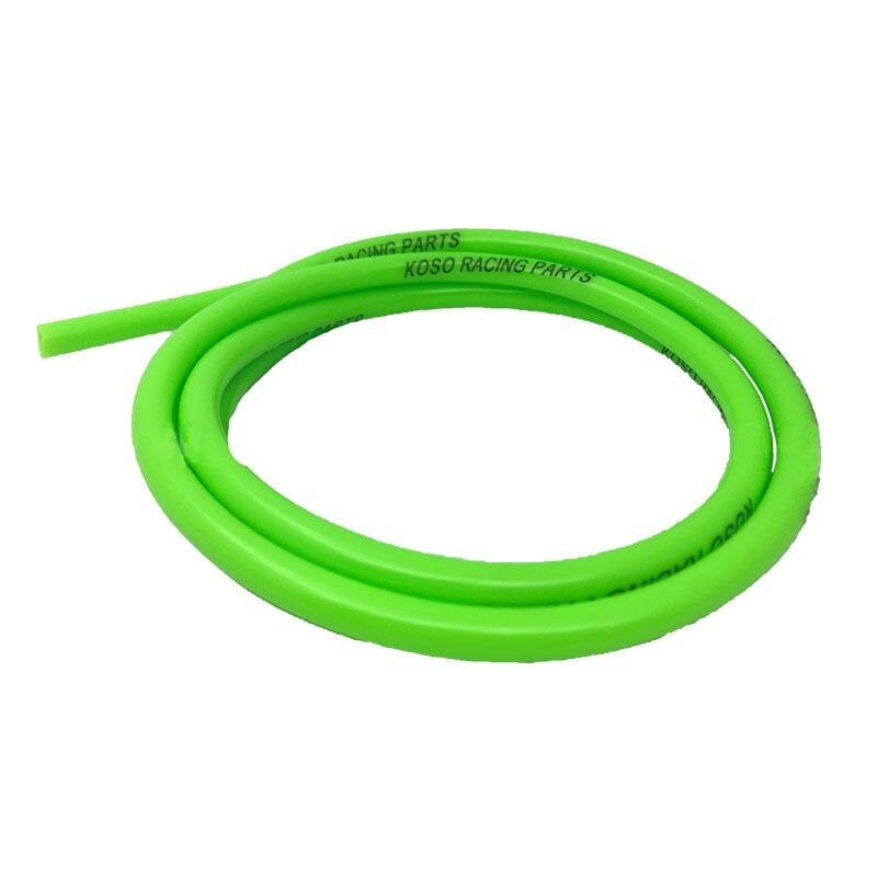 UNİVERSAL MOTOSİKLET YAKIT HORTUMU YEŞİL YÜKSEK SICAKLIK VE YÜKSEK BASINCA DAYANIKLI 5 X 8 MM 155 CM