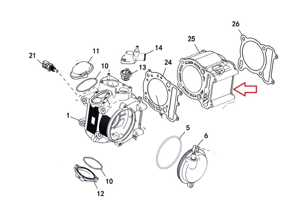REGAL RAPTOR F320 Silindir