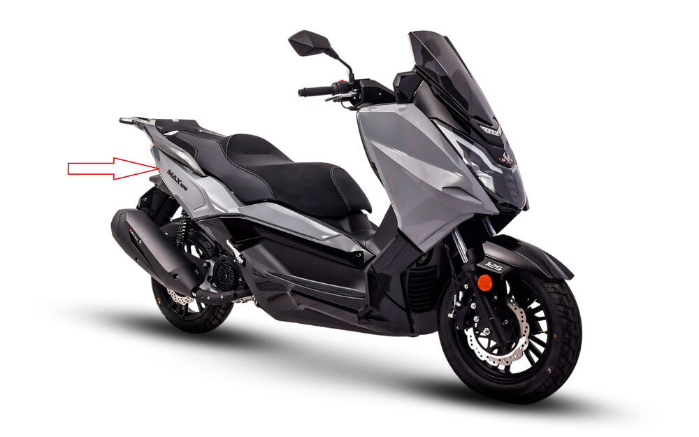 REGAL RAPTOR Max 125 Sele Altı Grenaj Nardo Gri Sağ