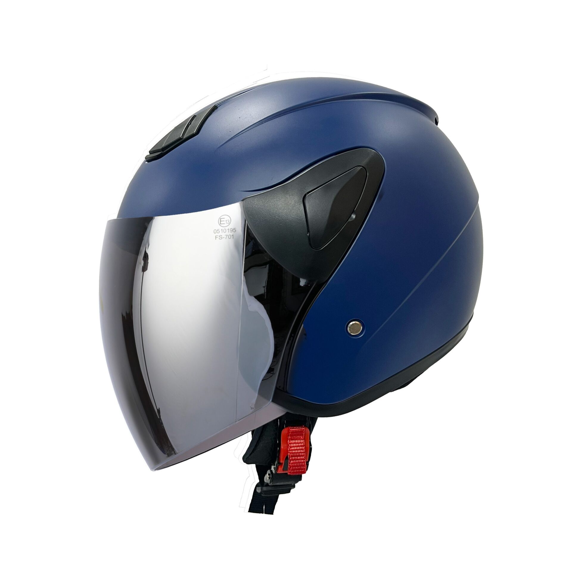 SWAY SW 733 Mat Mavi Yarım Kask