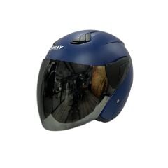 SWAY SW 733 Mat Mavi Yarım Kask