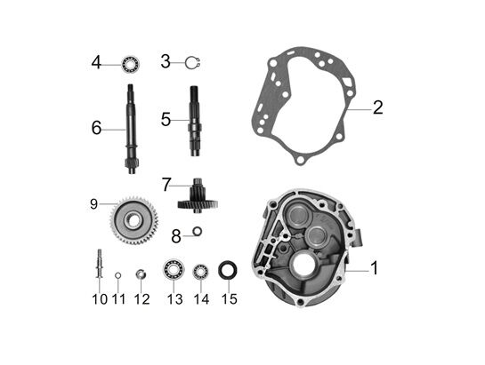 YUKİ HAMMER 50 AYNA MARUTİ DİŞLİSİ
