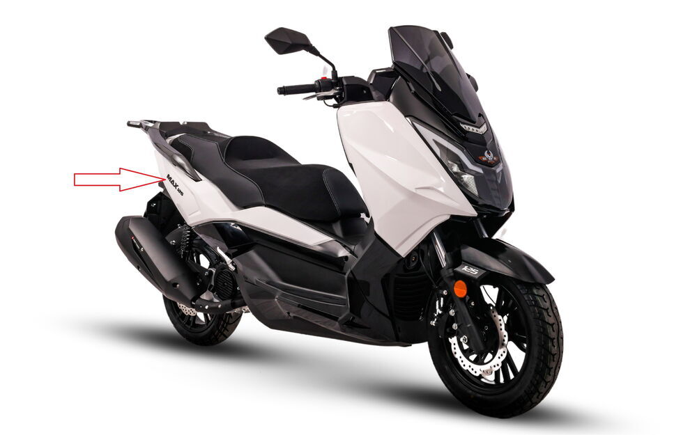 REGAL RAPTOR Max 125 Sele Altı Grenaj Beyaz Sağ