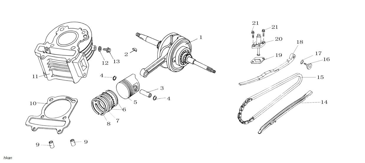 YUKİ CRYPTO 50 PİSTON PİM SEKMANI