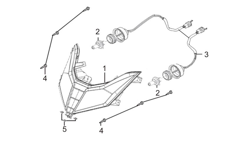 YUKİ STORM 125 ÖN FAR