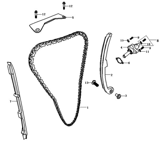 VOGE 500R-500AC EKSANTRİK GERGİSİ