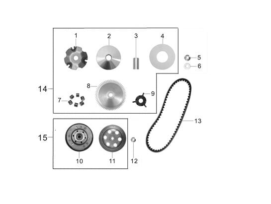 YUKİ HAMMER 50 DEBRİYAJ BALATASI SET