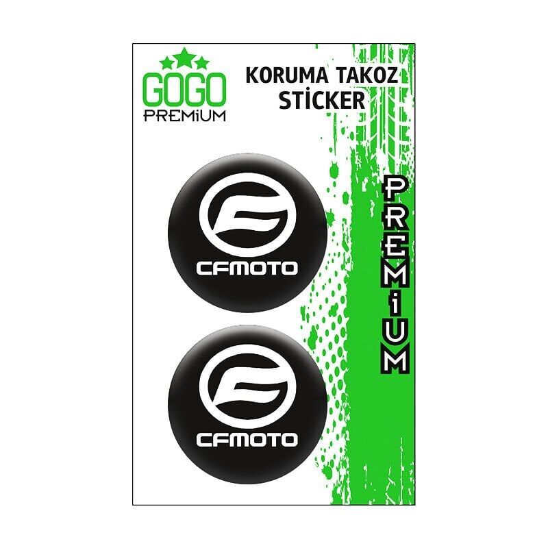 CF MOTO BEYAZ KORUMA TAKOZU 4X4 İKİLİ DAMLA STİCKER