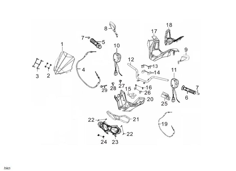 YUKİ STORM 125 ÖN SİPERLİK
