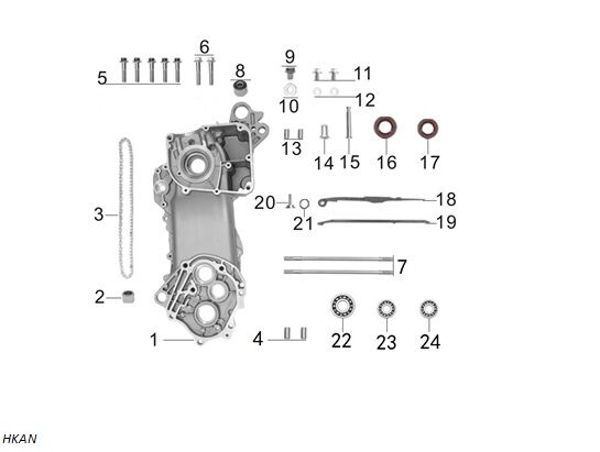 YUKİ HAMMER 50 MOTOR BLOGU SOL
