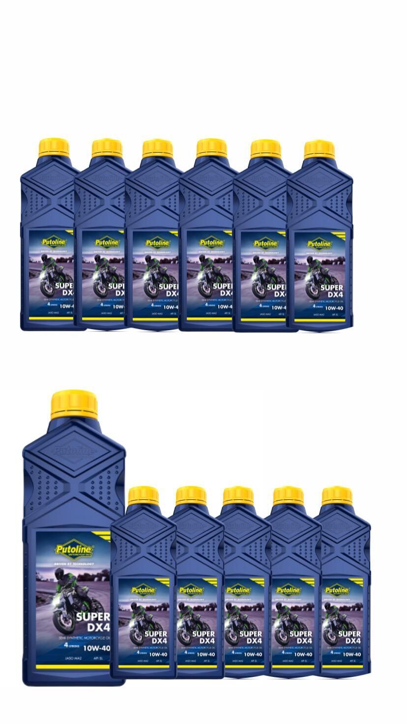 1 L bottle Putoline Super DX4 10W-40 YENİ TARİH 12 ADET