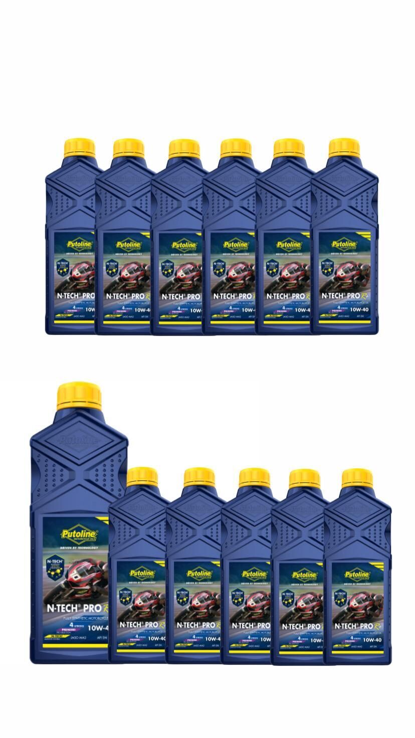 1 L bottle Putoline N-Tech® Pro R+ 10W-40 YENİ TARİH 12 ADET