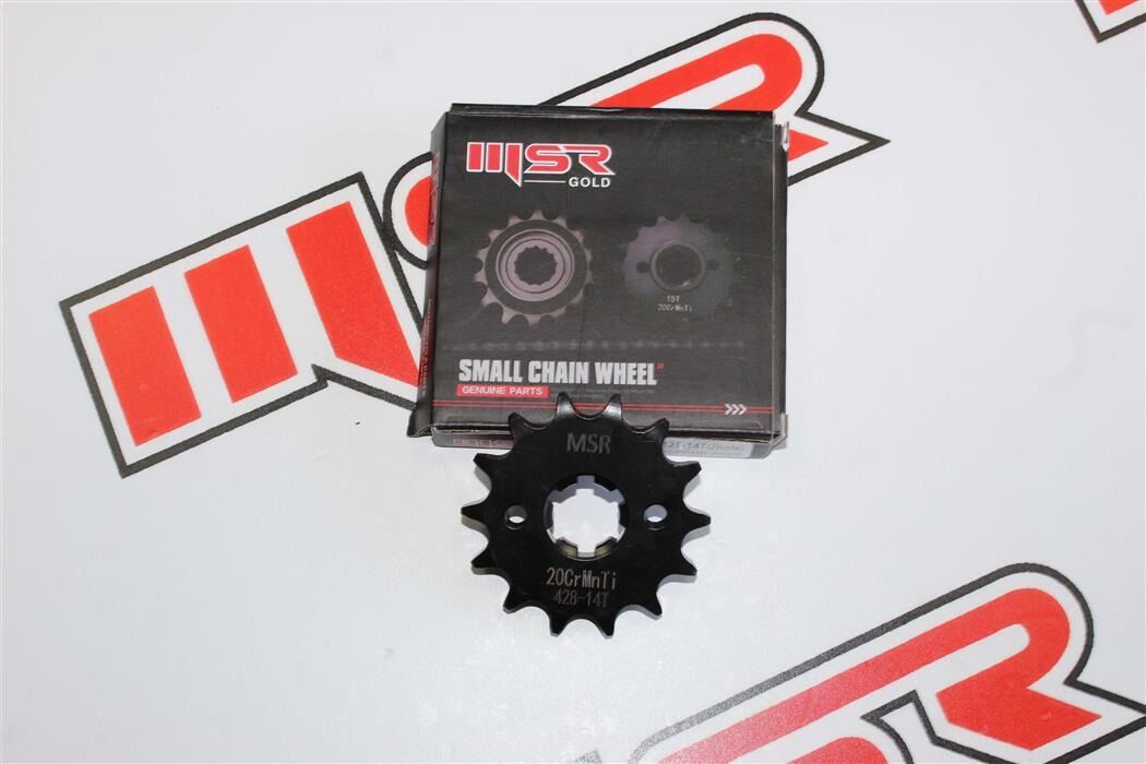 YBR 125 14T ÖN DİŞLİ 2 DELİK MSR GOLD