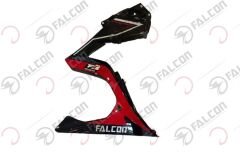Falcon Fr 177 Racıng Sinyal Karenajı Alt (z) Parça Kırmızı Büyük Sol