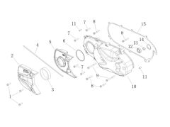YUKİ GELATO 150 DEBRİYAJ KAPAK DEKOR PLS İÇ