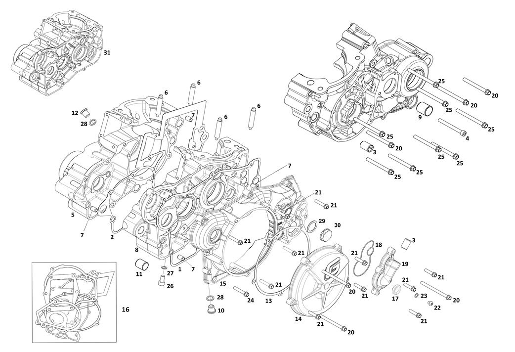 YUKİ GASGAS MOTOR BLOK CONTASI