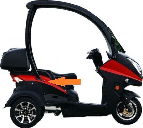REGAL RAPTOR K1 Arka Yan Granaj Sağ Kırmızı