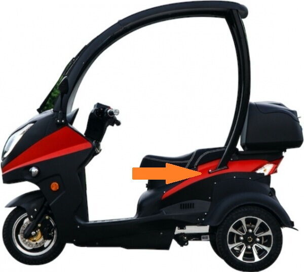REGAL RAPTOR K1 Arka Yan Granaj Sol Kırmızı