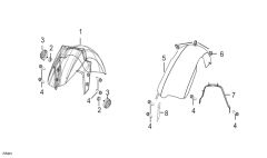 YUKİ STORM 125 ÖN ÇAMURLUK SİYAH
