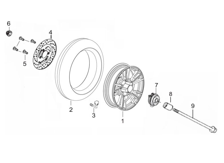 YUKİ STORM 125 ÖN LASTİK