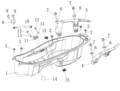 VOGE SR4 MAXİ 350 ARKA TUTAMAK SAĞ