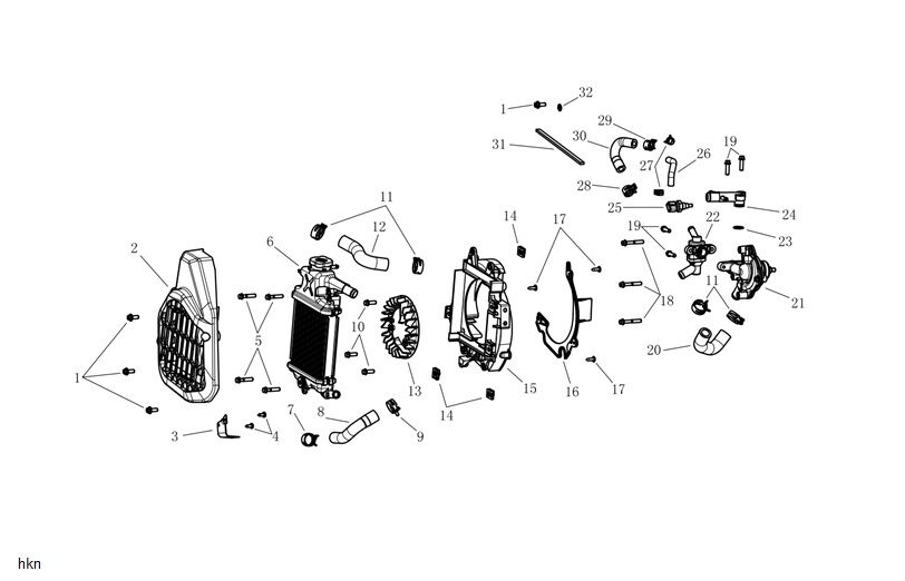 YUKİ GELATO 150 SU BORUSU 1