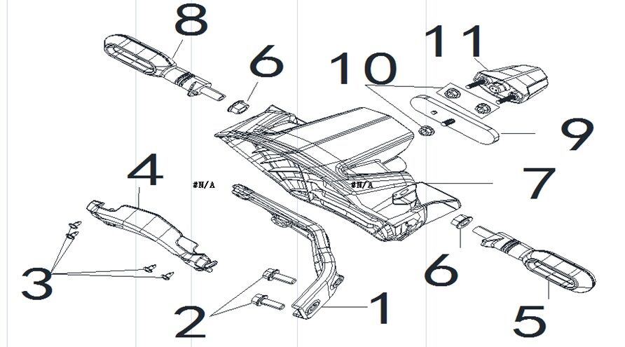 VOGE 500 AC PLAKA LAMBASI